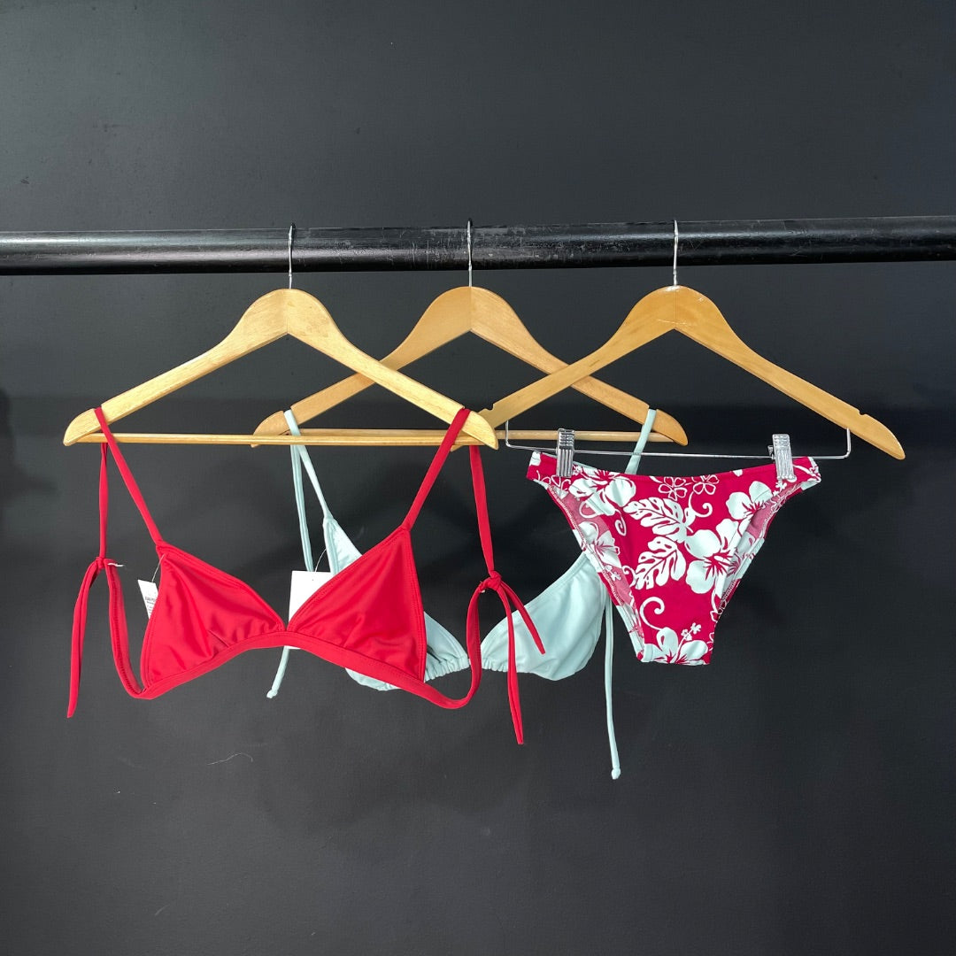 RAISINS Conjunto X3  Bordeaux  Talle S