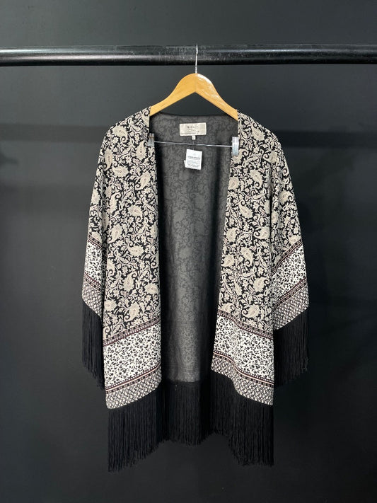 ZARA Kimono Corto Varios Estampado Talle M