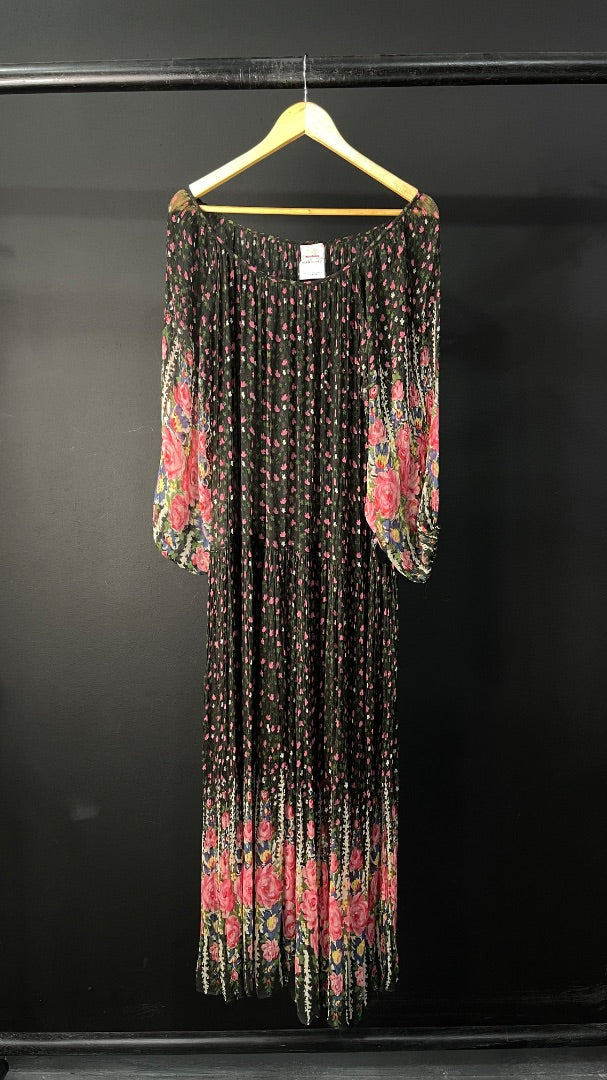 HOLI Vestido Manga Larga Varios Floral Talle L