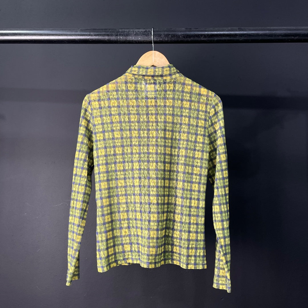 GUESS Camisa Manga Larga Varios Cuadros Talle L