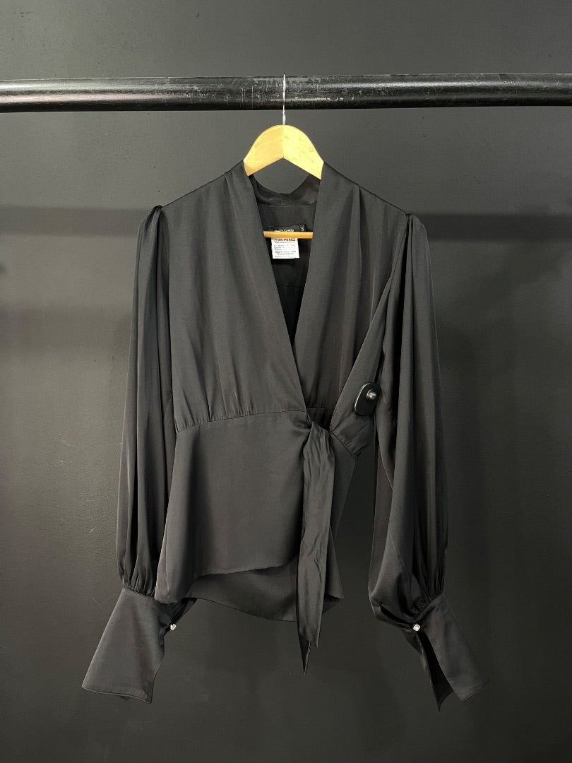 ALITZA GARCÍA Camisa Negro Talle S