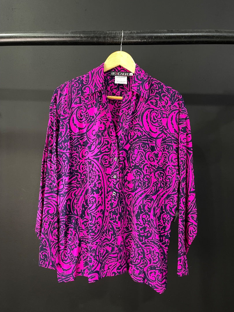 ESCADA Camisa Fucsia Talle 38