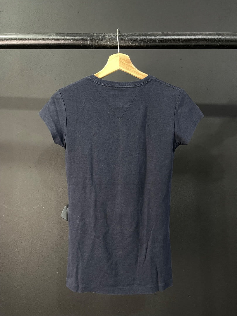 TOMMY HILFIGER Remera Manga Corta Azul Talle M