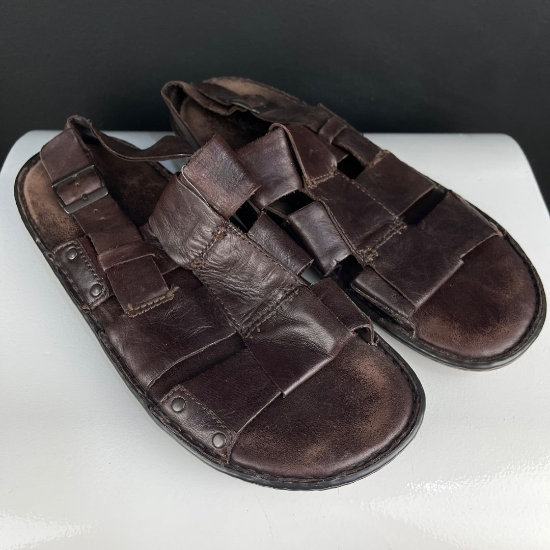 SIN MARCA Sandalias Marron Talle 42