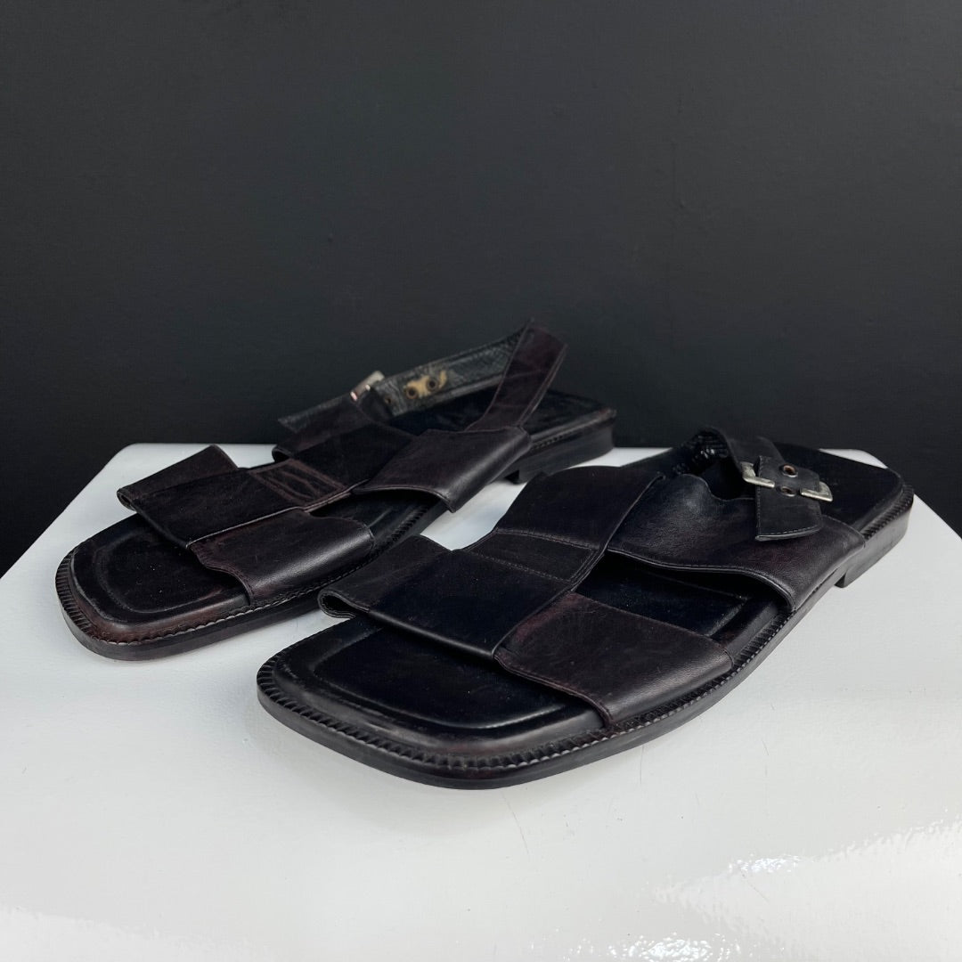 SIN MARCA Sandalias Marron Talle 10
