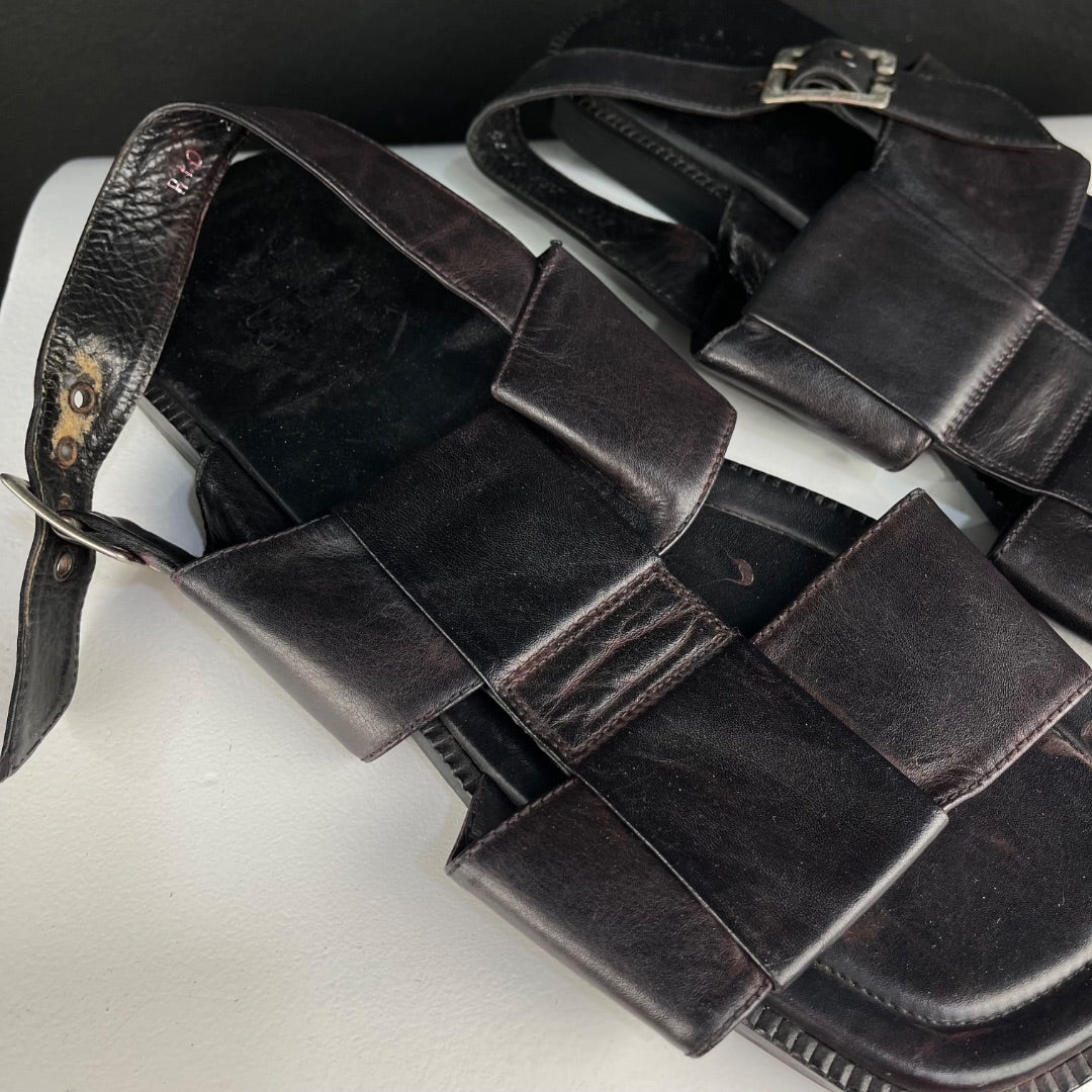 SIN MARCA Sandalias Marron Talle 10