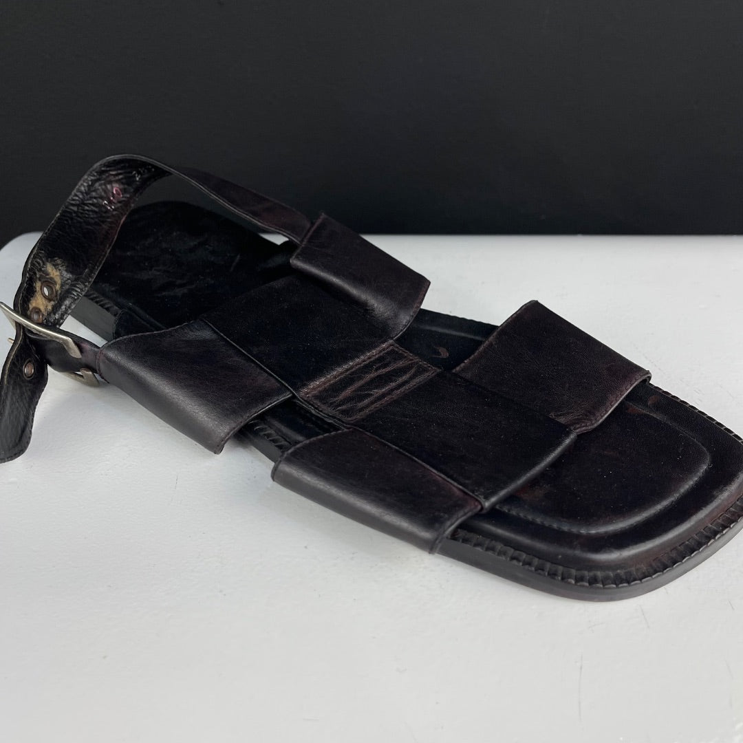 SIN MARCA Sandalias Marron Talle 10