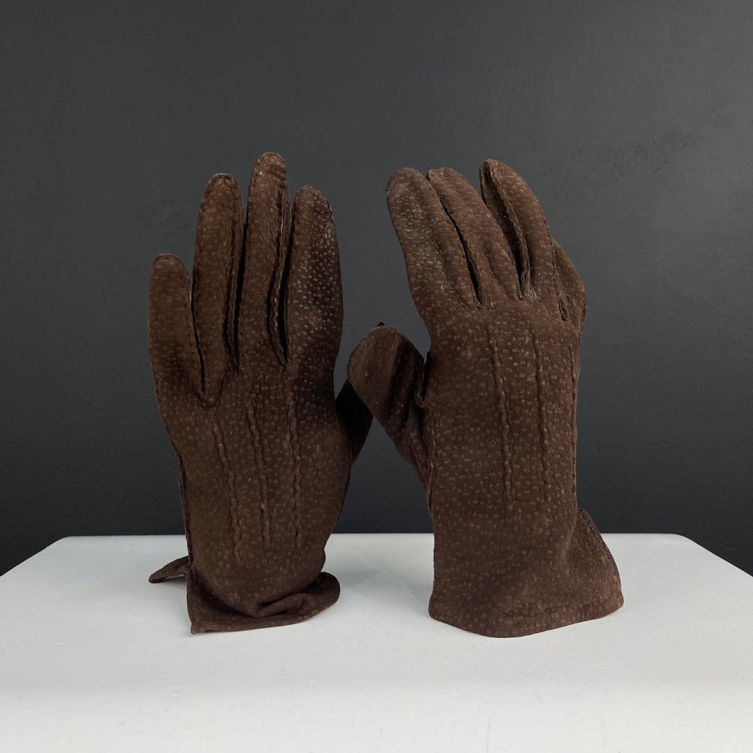 SIN MARCA Guantes Marron Talle Unico