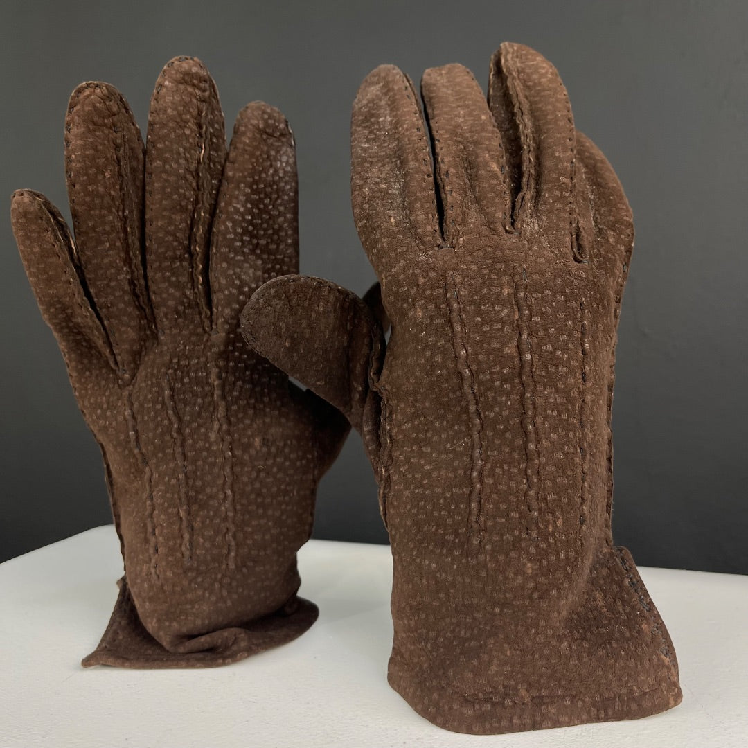 SIN MARCA Guantes Marron Talle Unico