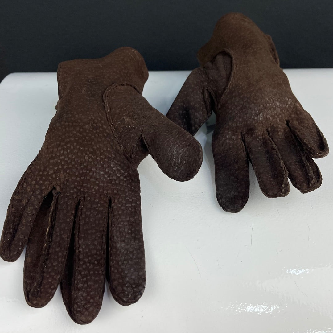 SIN MARCA Guantes Marron Talle Unico