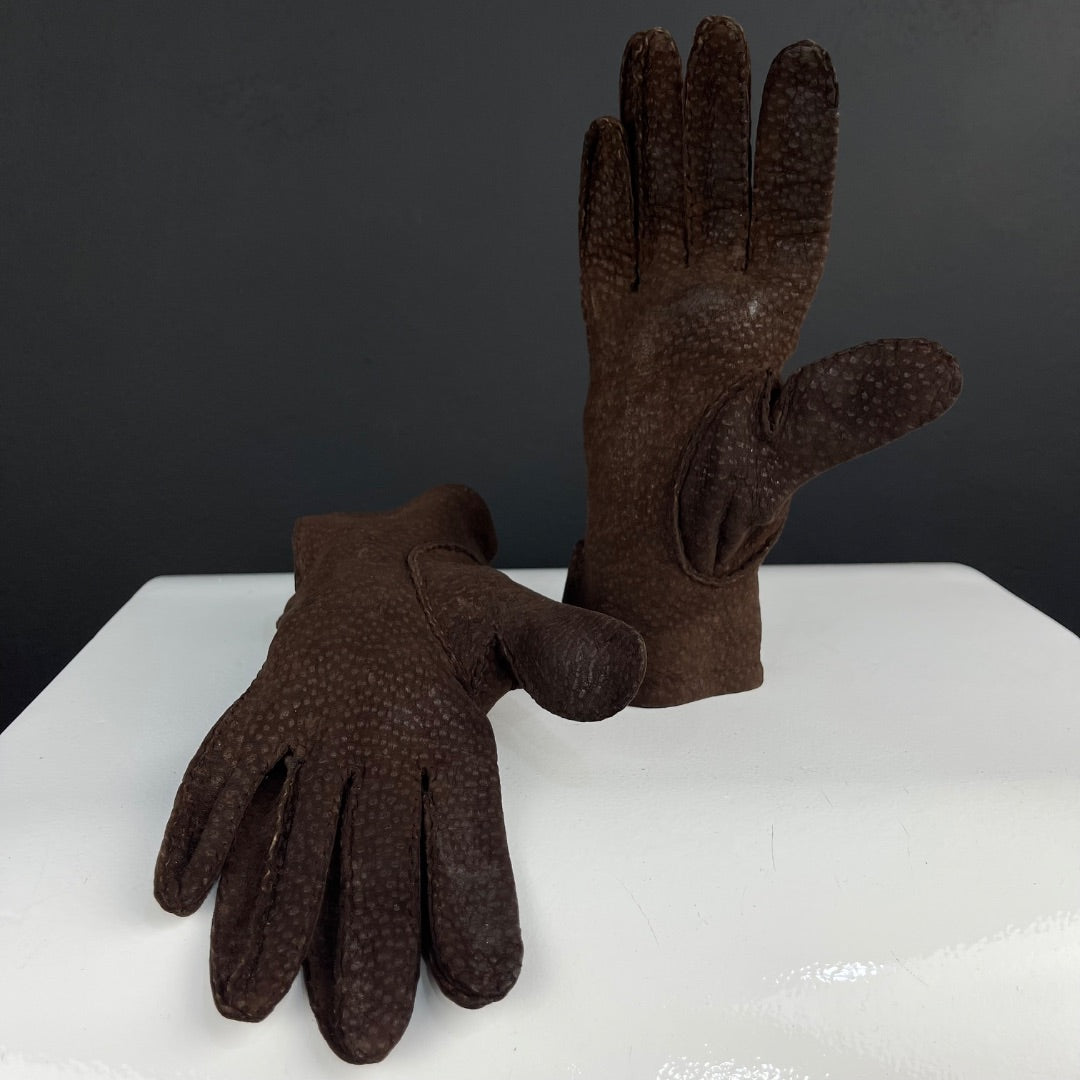SIN MARCA Guantes Marron Talle Unico