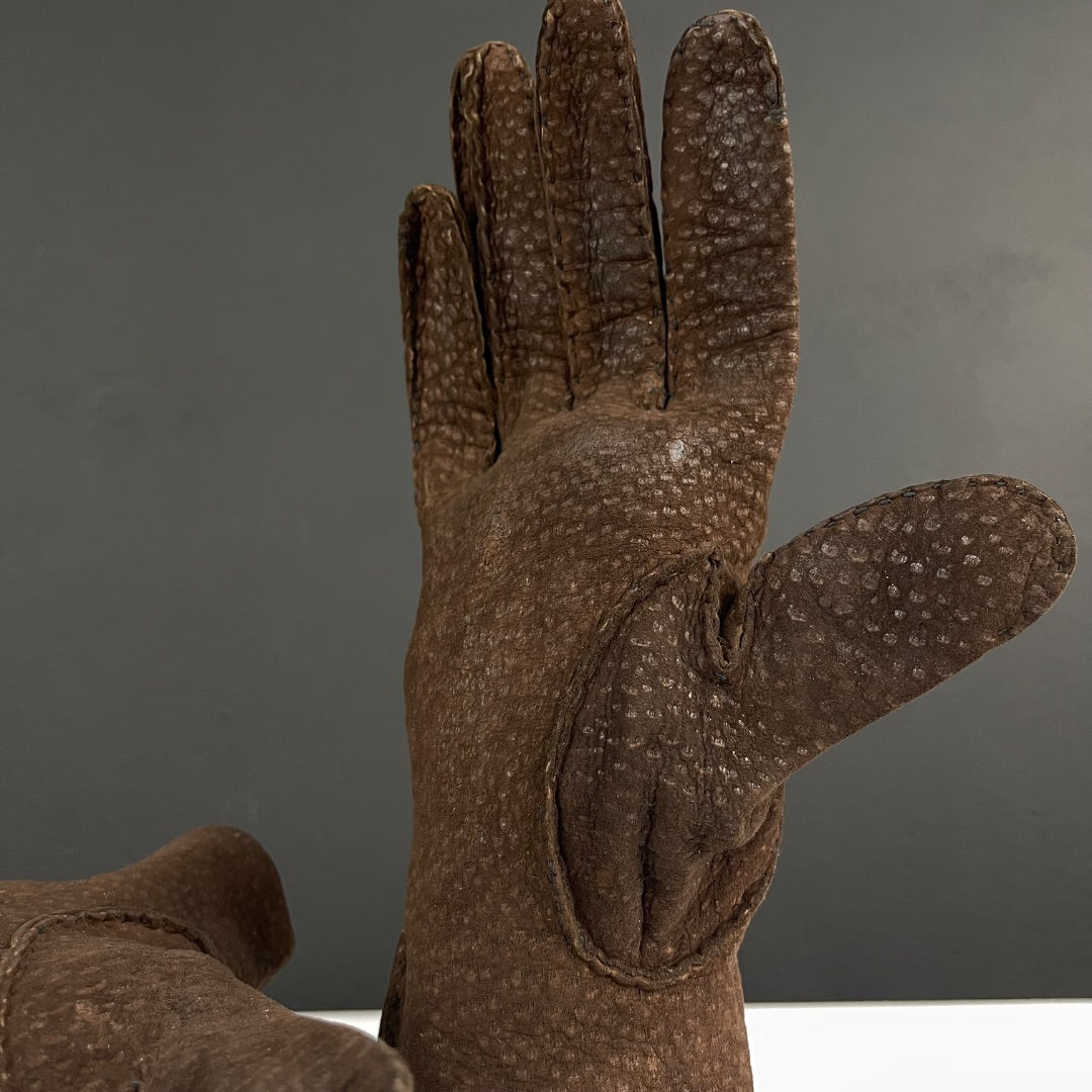 SIN MARCA Guantes Marron Talle Unico