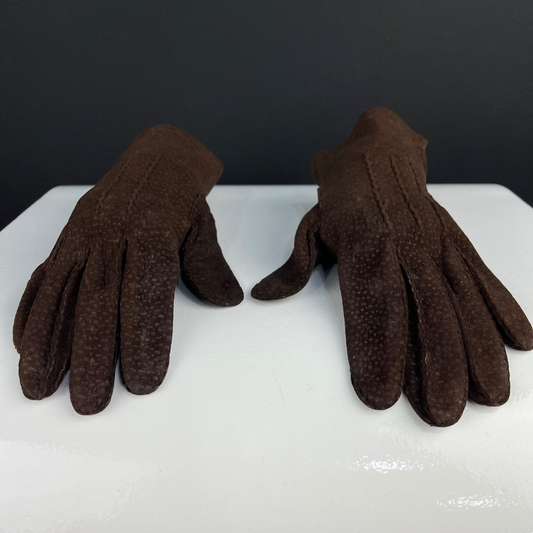 SIN MARCA Guantes Marron Talle Unico