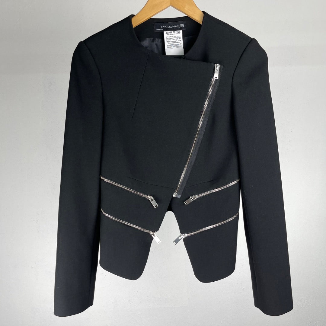ZARA Campera Negro Talle XS