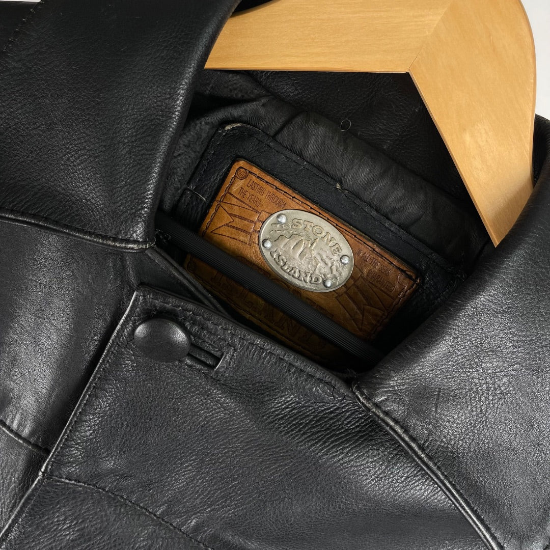 STONE Saco Negro Talle 1