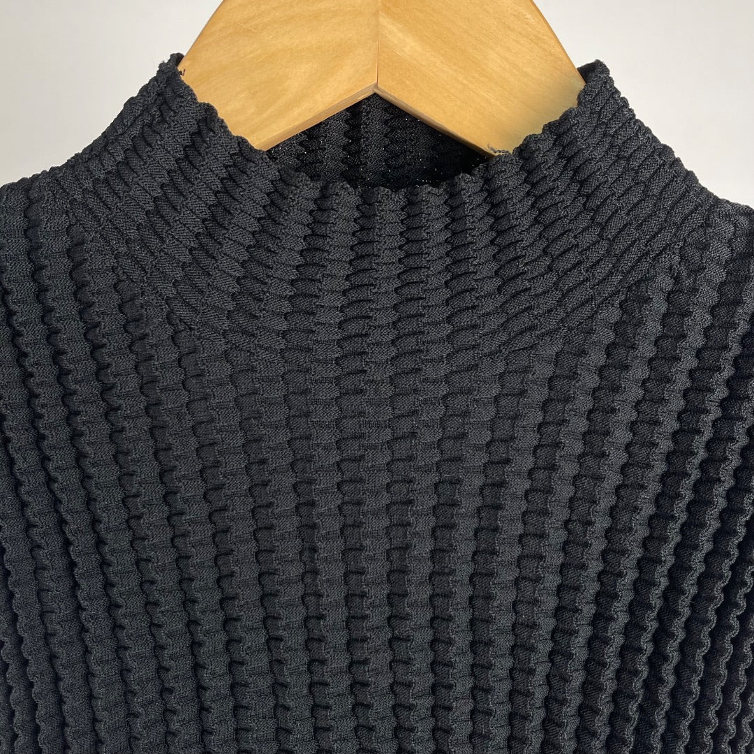 ZARA Top Sin Mangas Negro Talle S