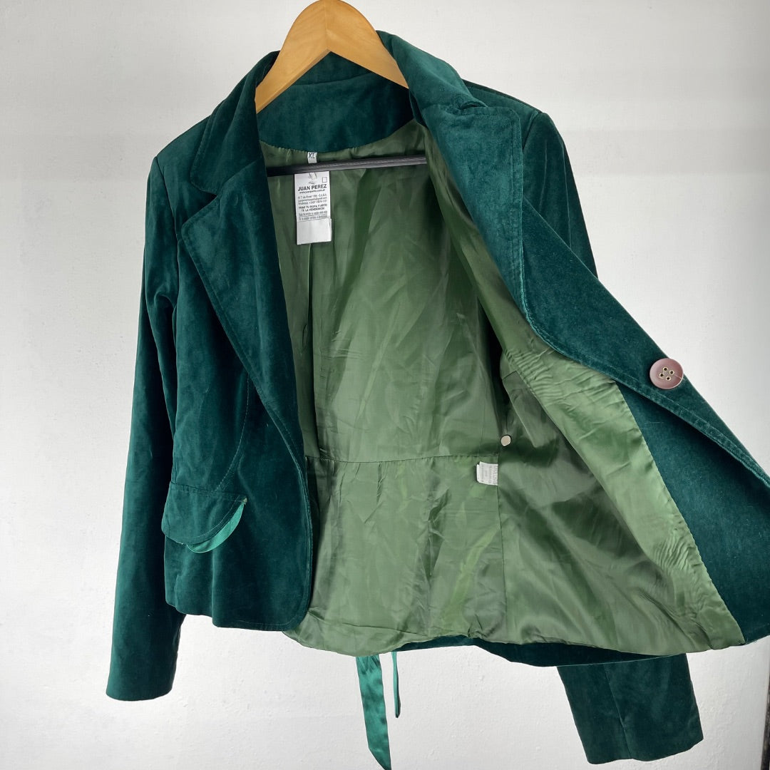 SIN MARCA Saco Verde Talle XL