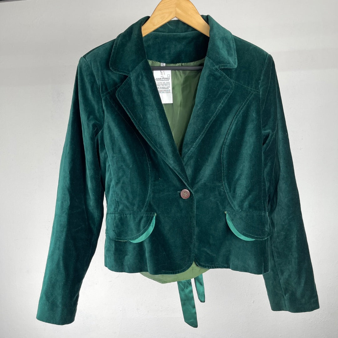 SIN MARCA Saco Verde Talle XL