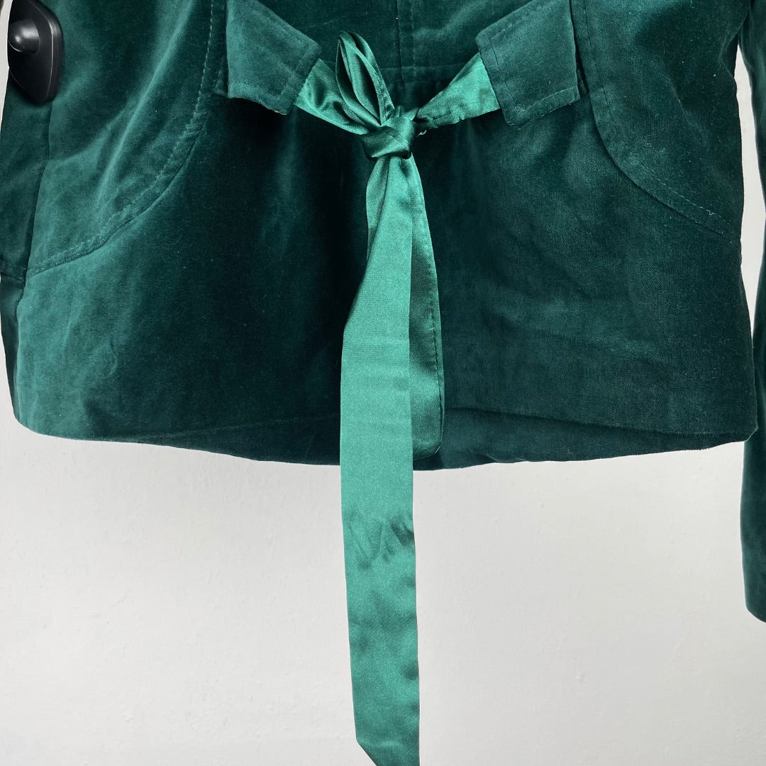 SIN MARCA Saco Verde Talle XL