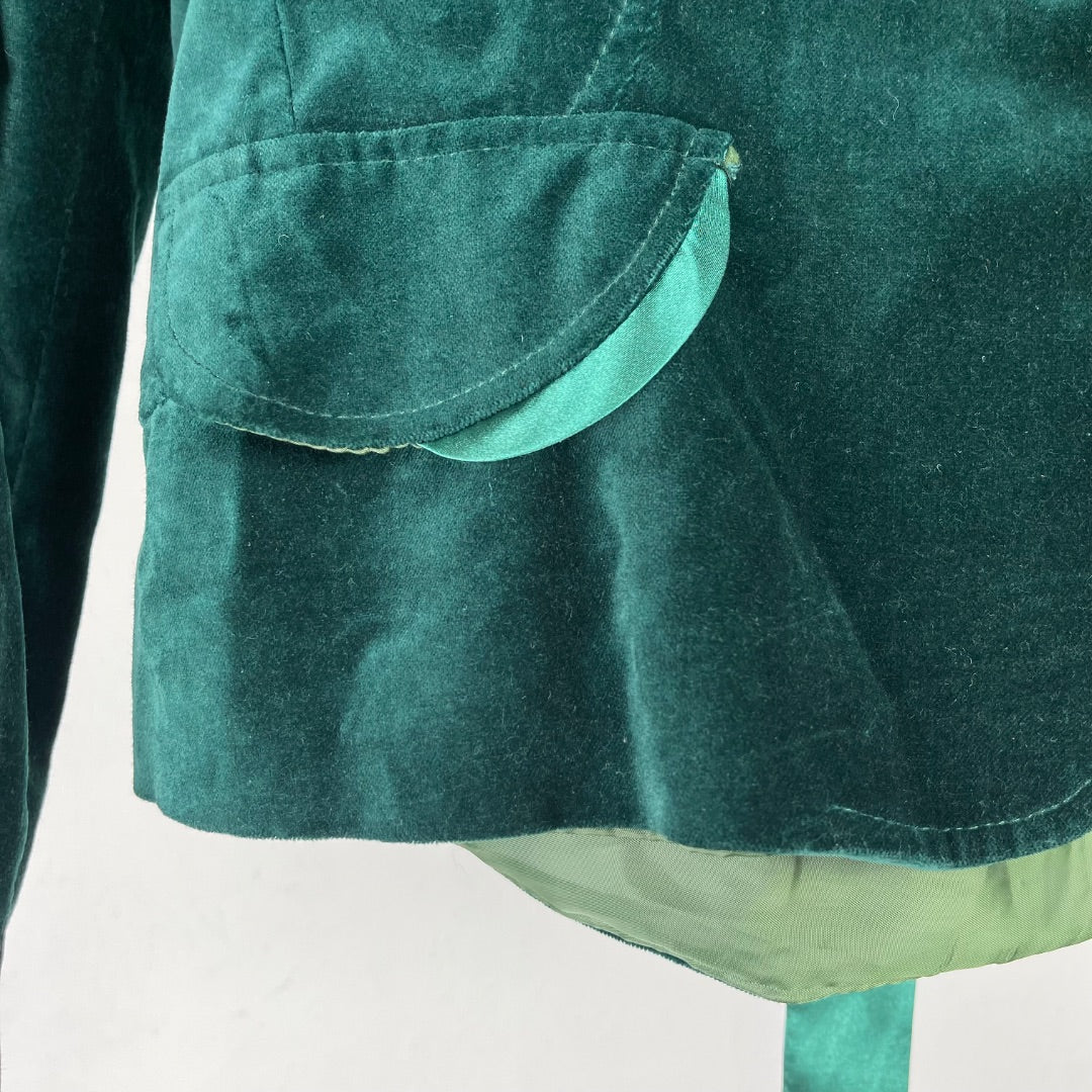 SIN MARCA Saco Verde Talle XL