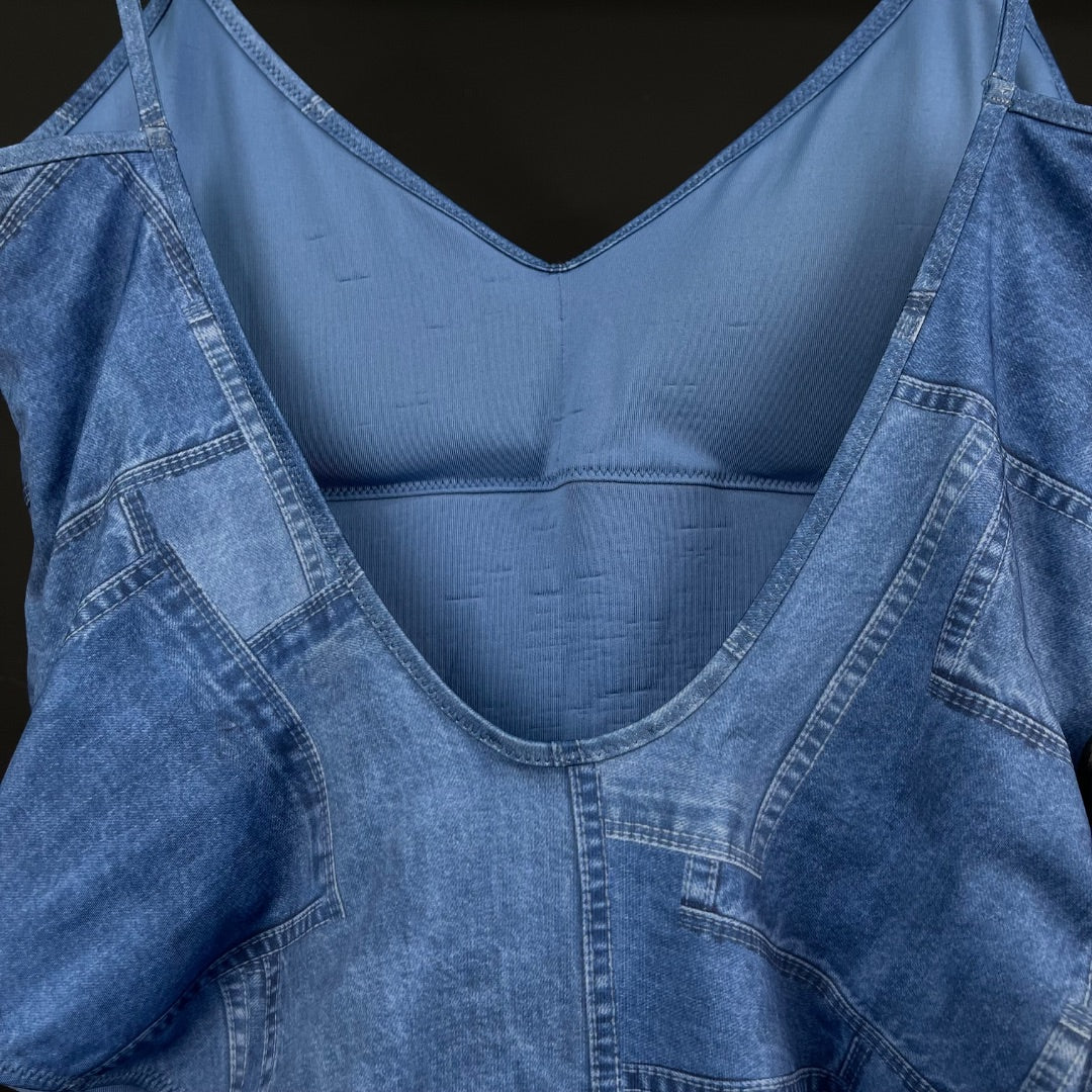 ZARA  Malla De Baño  Azul  Talle XL
