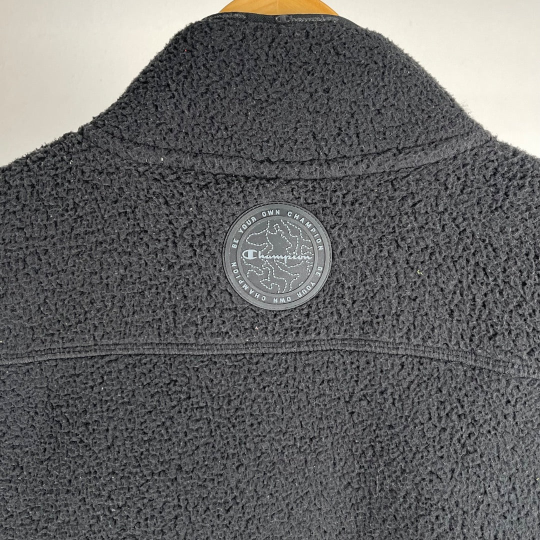 CHAMPION Chaleco Corto Negro Talle S