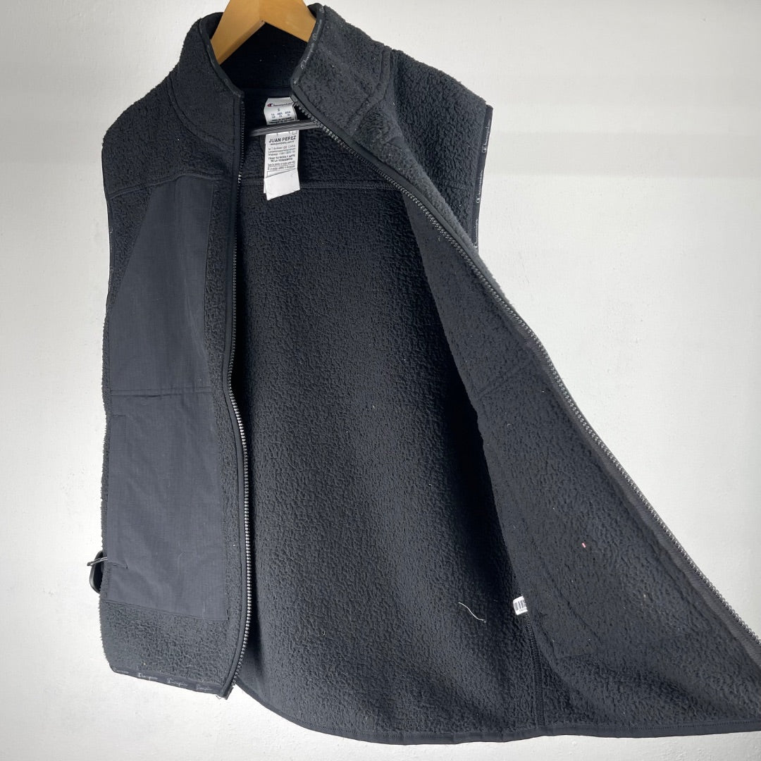 CHAMPION Chaleco Corto Negro Talle S