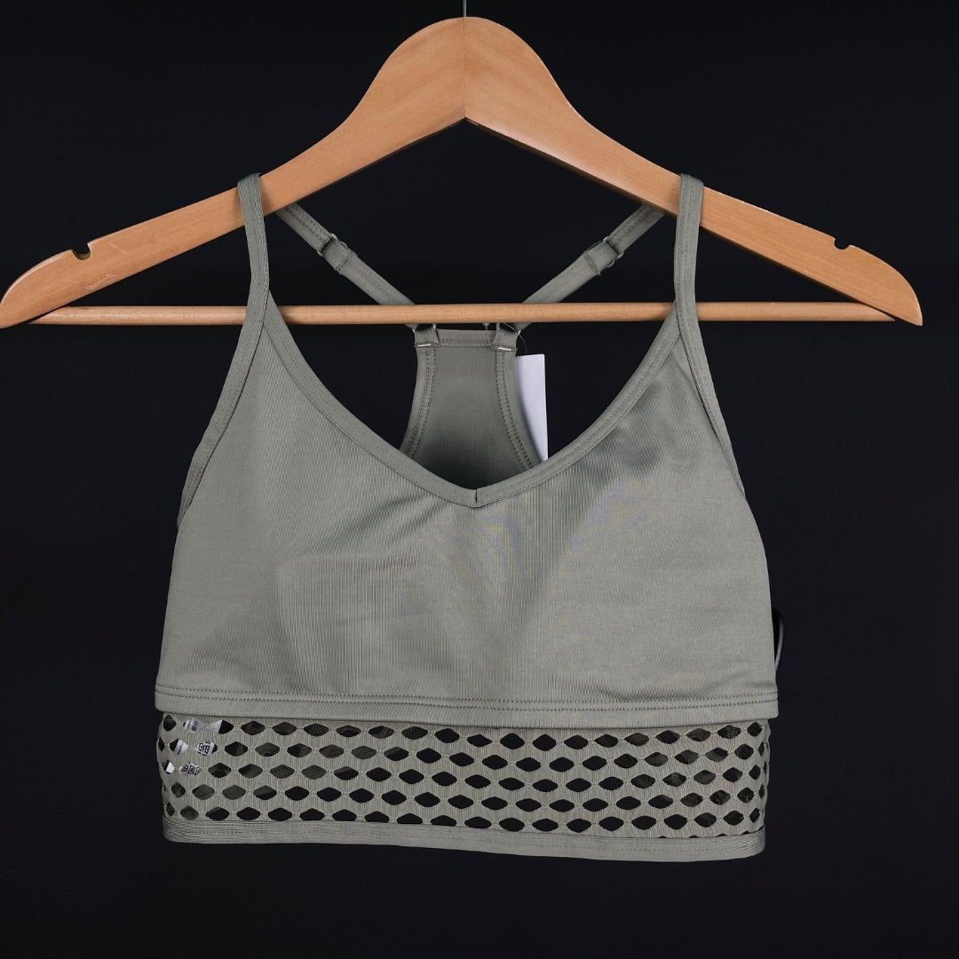 PINK  Top Deportivo  Varios Blanco y Verde  Talle M