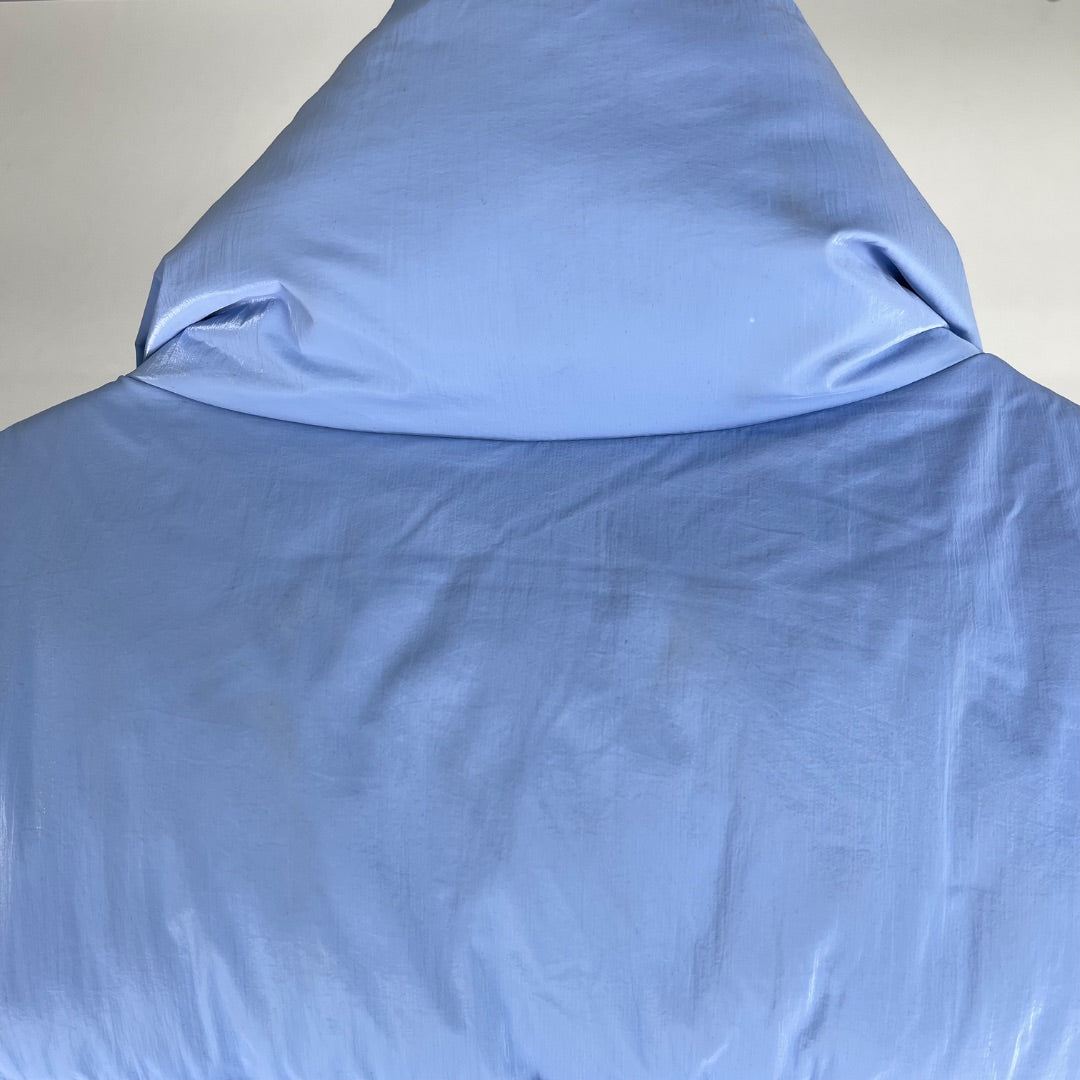 ZARA Chaleco Corto Celeste Talle M
