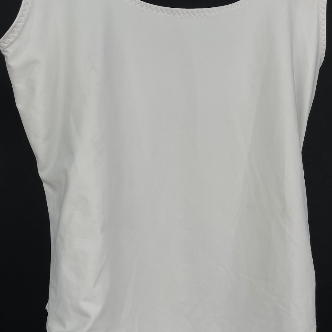 ZARA Body Sin Manga Blanco Talle M