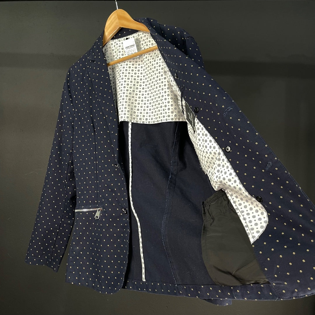 SIN MARCA Saco Varios Beige y Azul Talle M