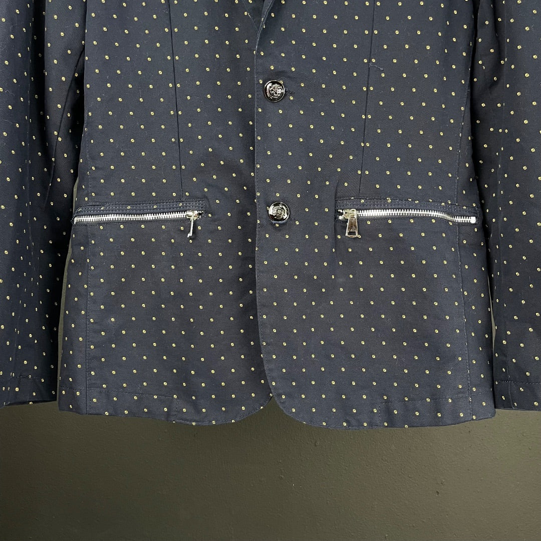 SIN MARCA Saco Varios Beige y Azul Talle M