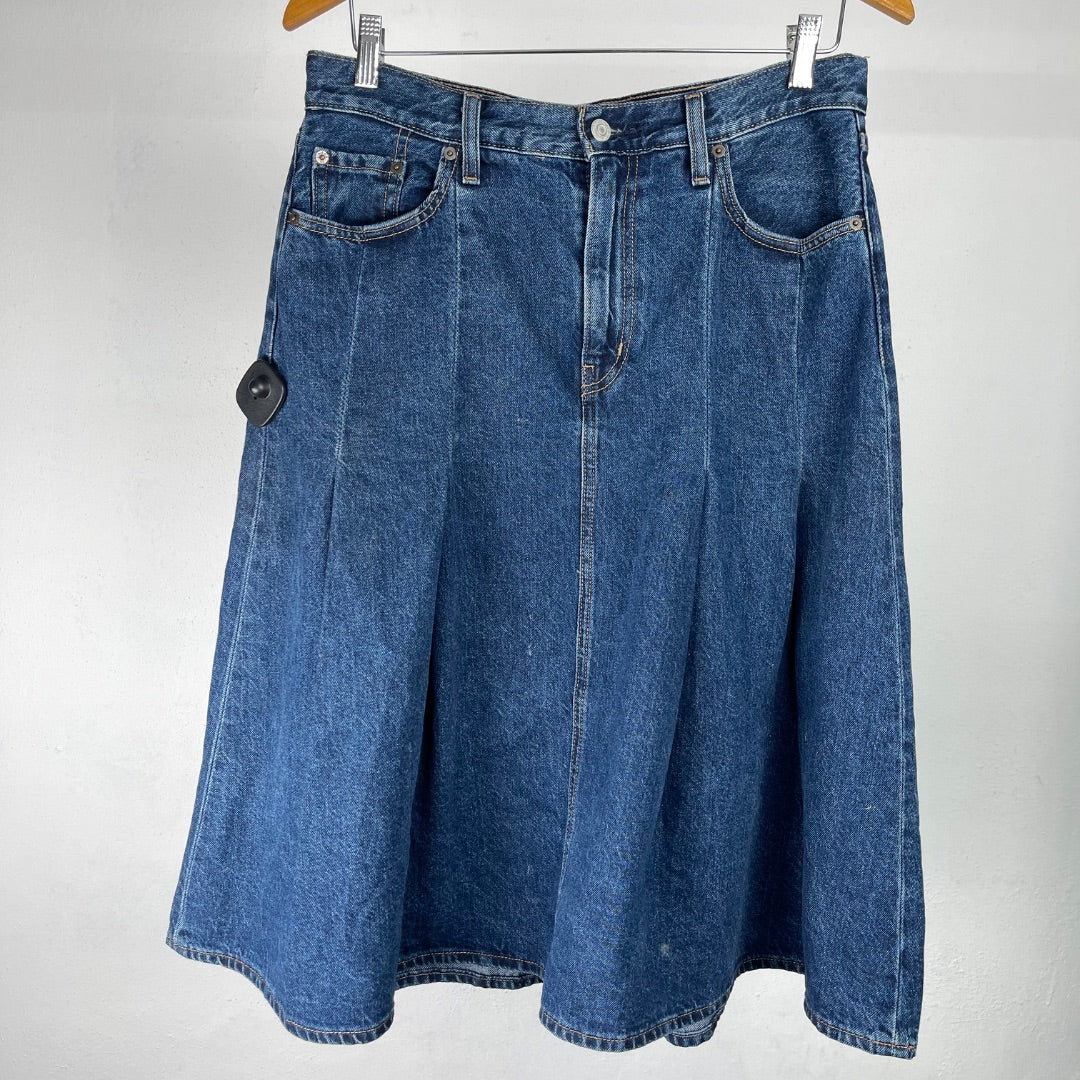LEVIS Pollera Larga Azul Talle 29