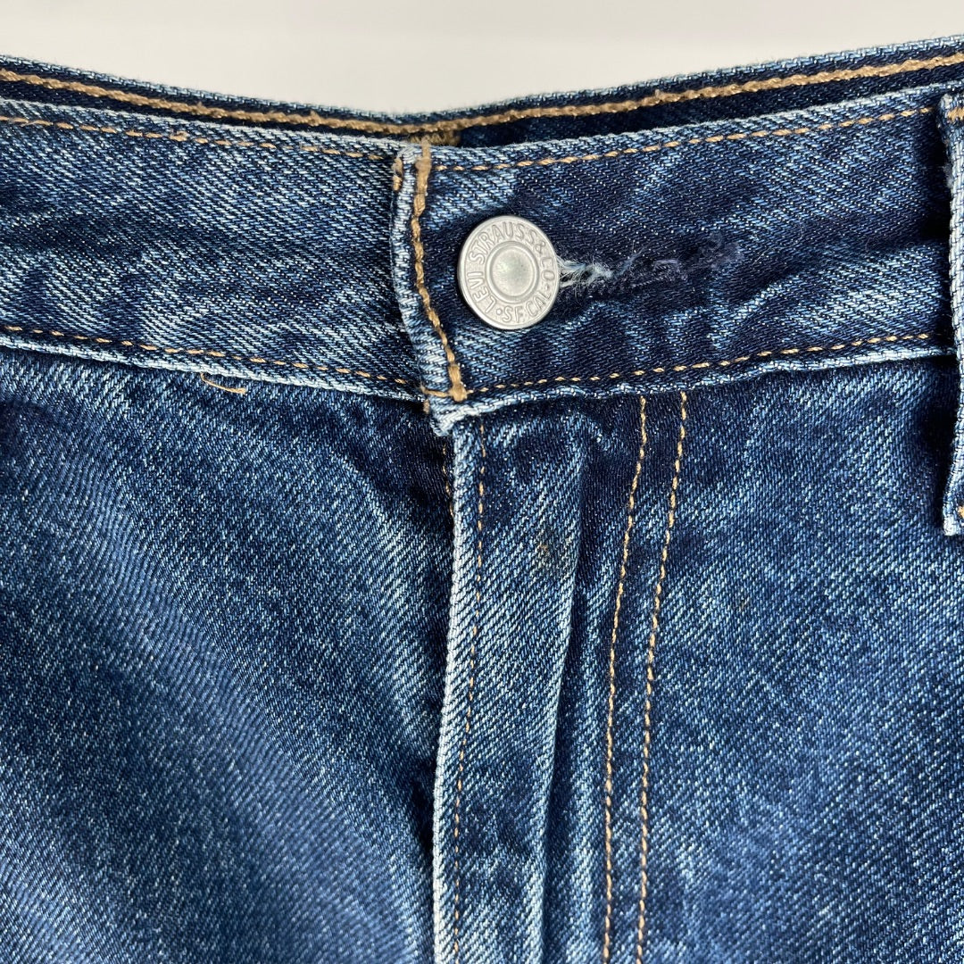 LEVIS Pollera Larga Azul Talle 29