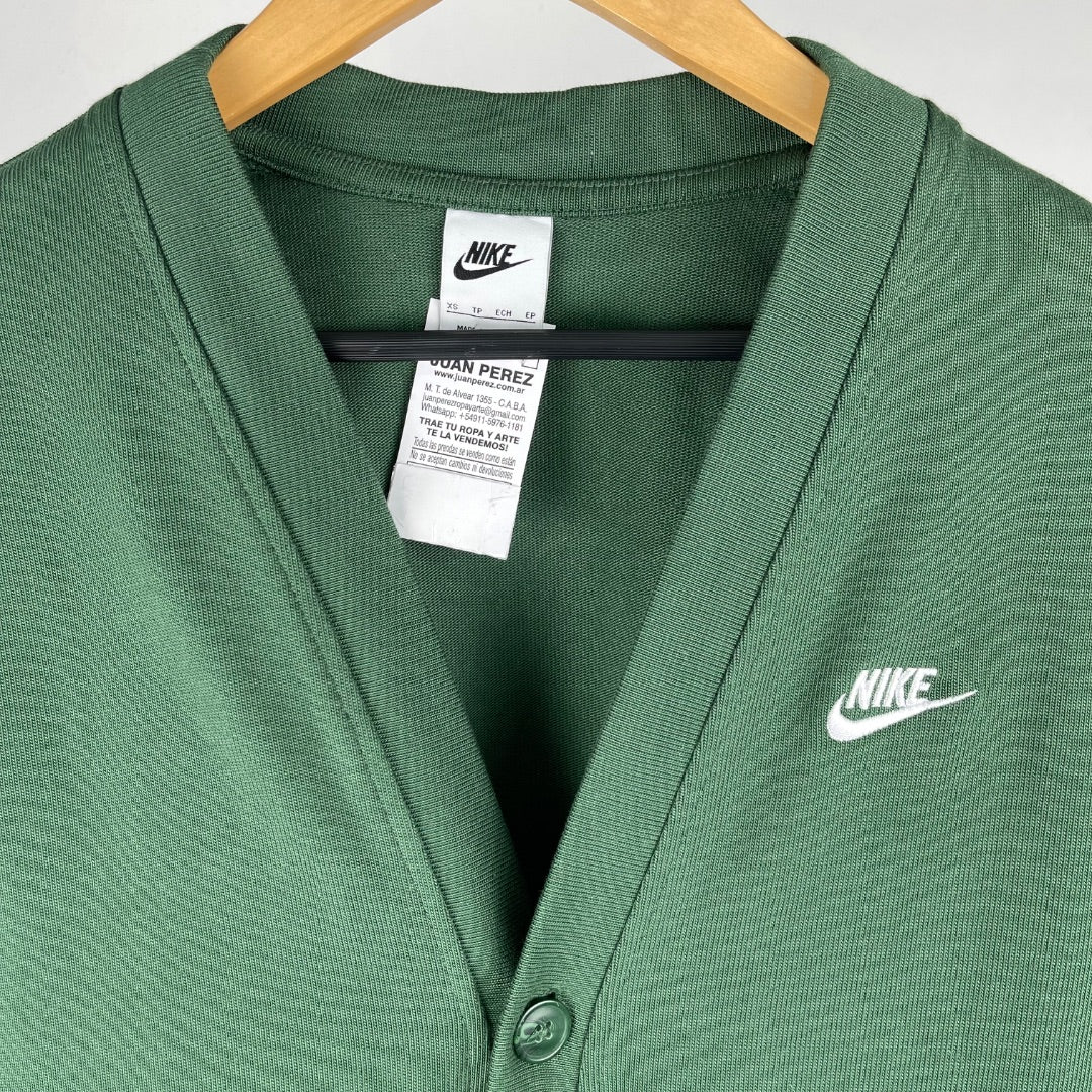 NIKE Campera Verde Talle XS