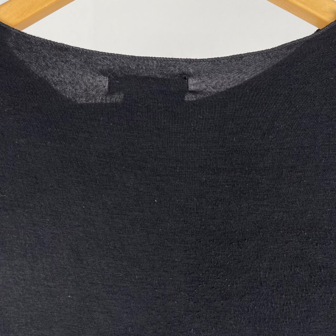 Remera Manga Larga Negro Talle L