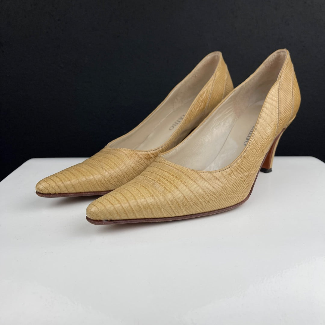 LOPEZ TAIBO Zapatos Beige Talle 39