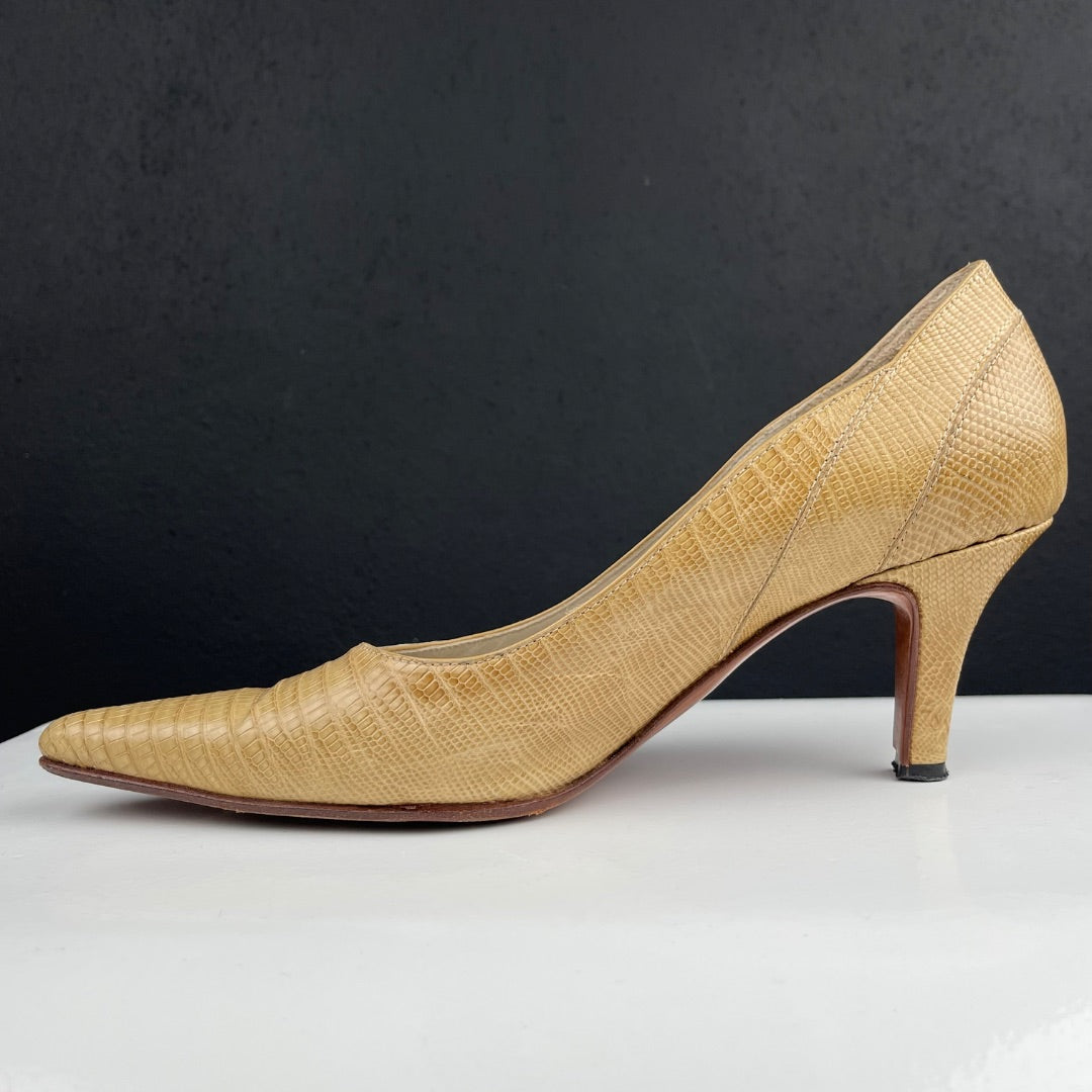 LOPEZ TAIBO Zapatos Beige Talle 39
