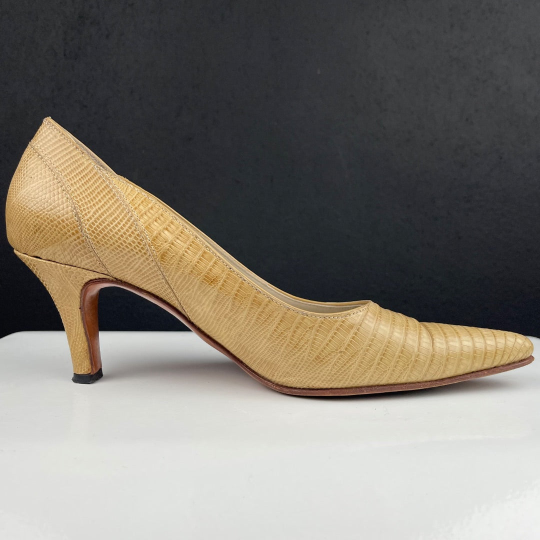 LOPEZ TAIBO Zapatos Beige Talle 39