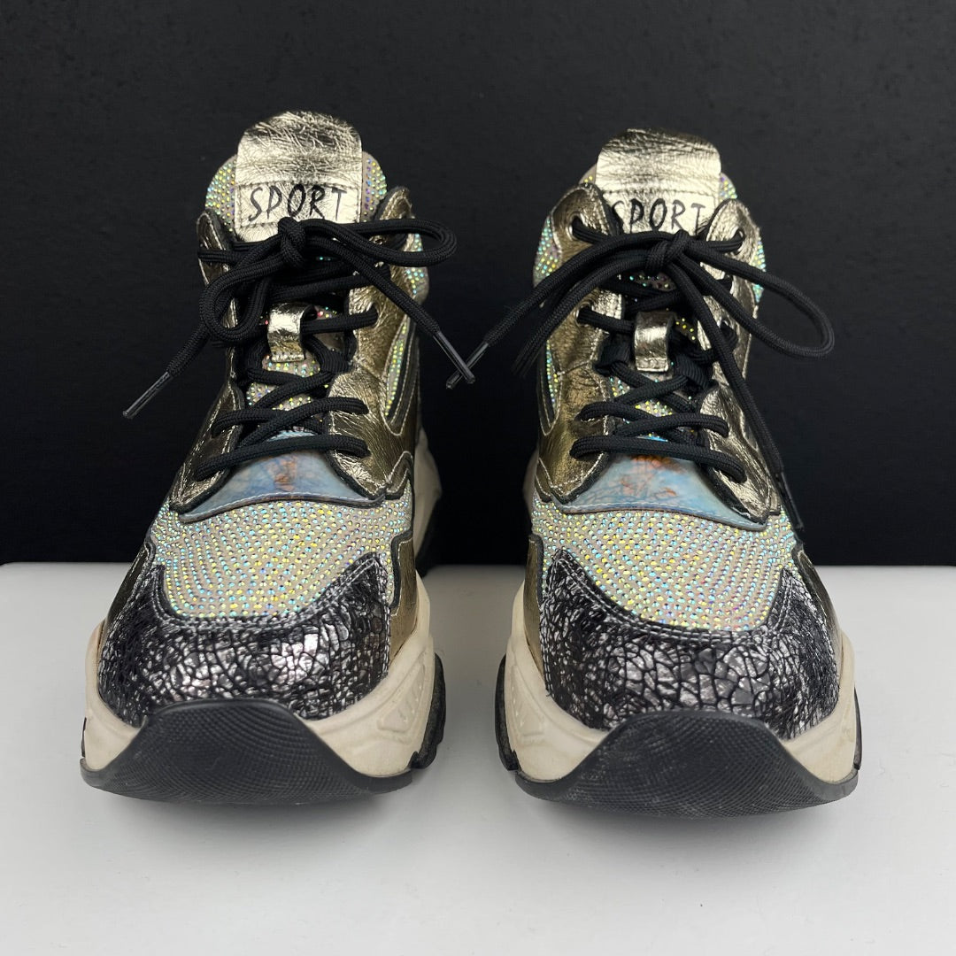 SIN MARCA Zapatillas Dorado Talle 37