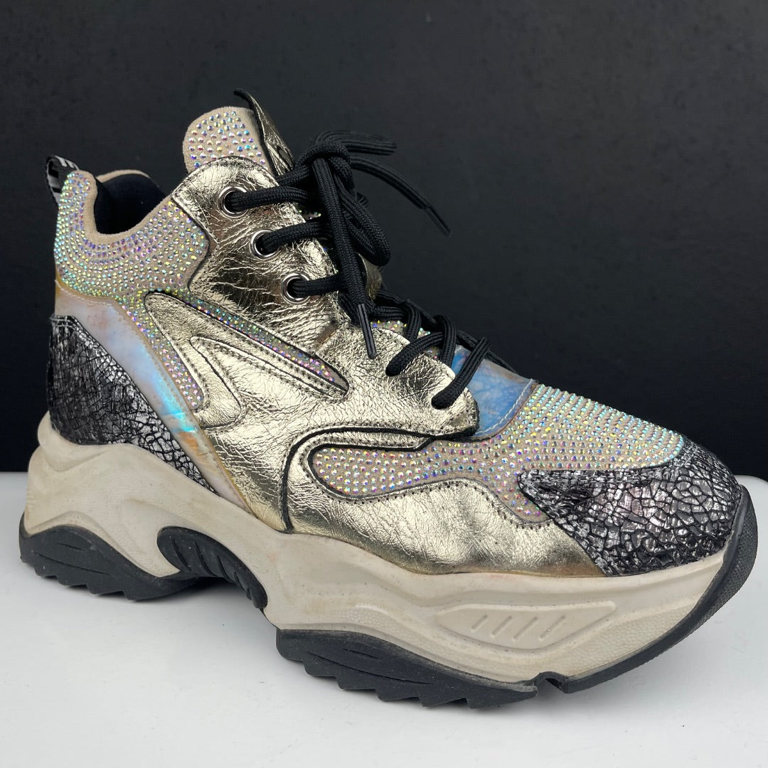 SIN MARCA Zapatillas Dorado Talle 37