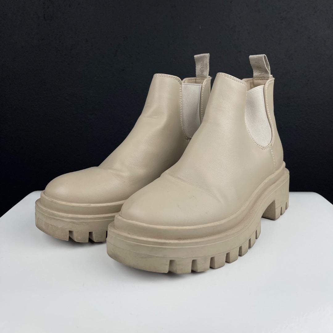 PRUNE Bota Corta Beige Talle 36