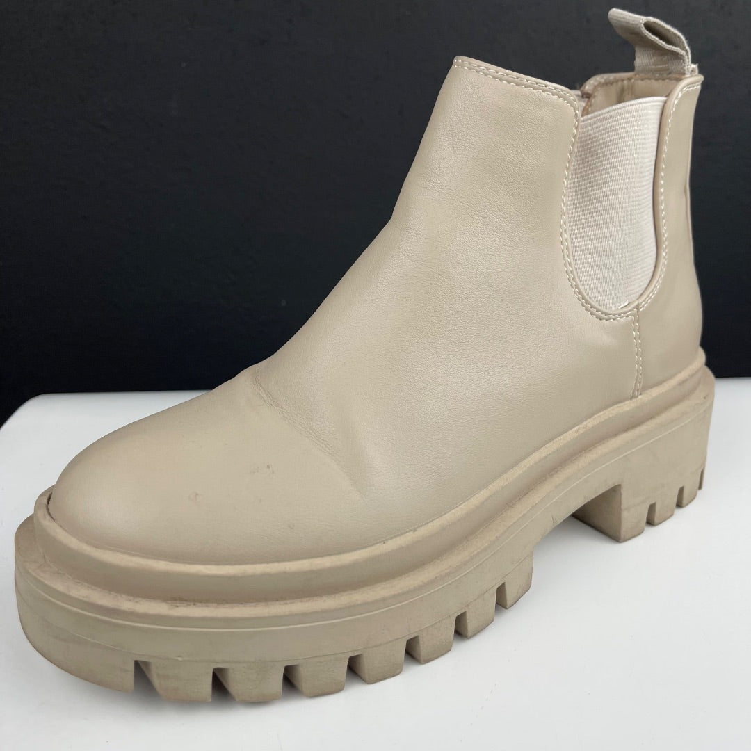 PRUNE Bota Corta Beige Talle 36