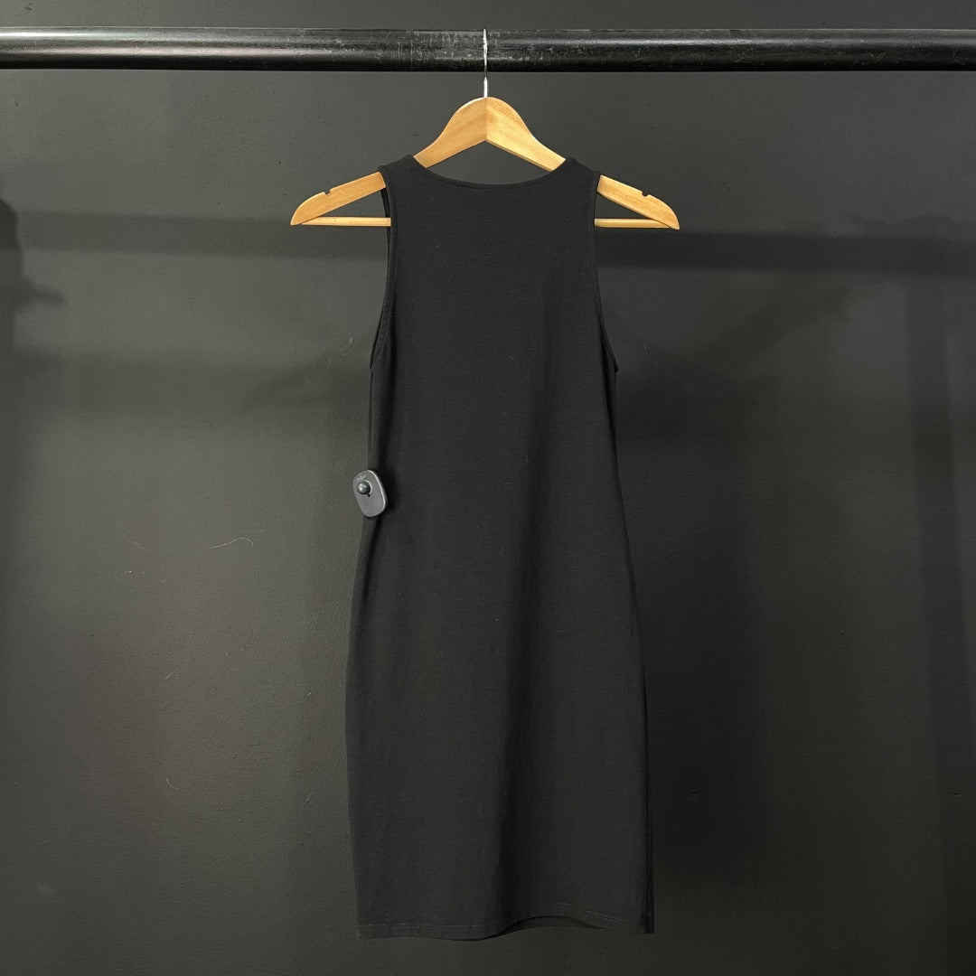 FOREVER Vestido Sin Manga Negro Talle S