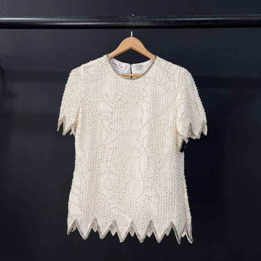 LAURENCE KAZAR Blusa Beige Talle S