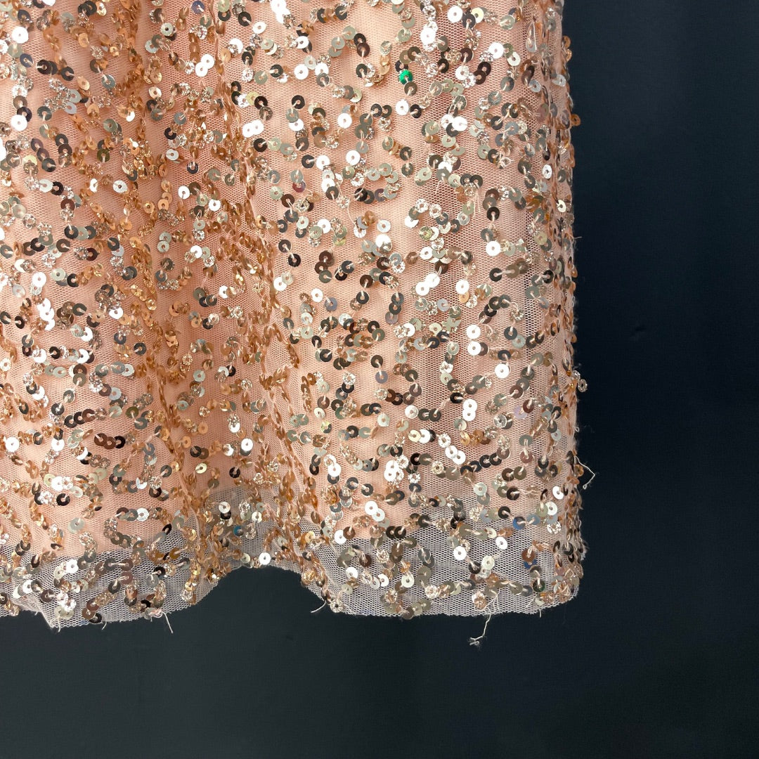 FRENCH CONNECTION Vestido Manga Larga Salmon Talle 2