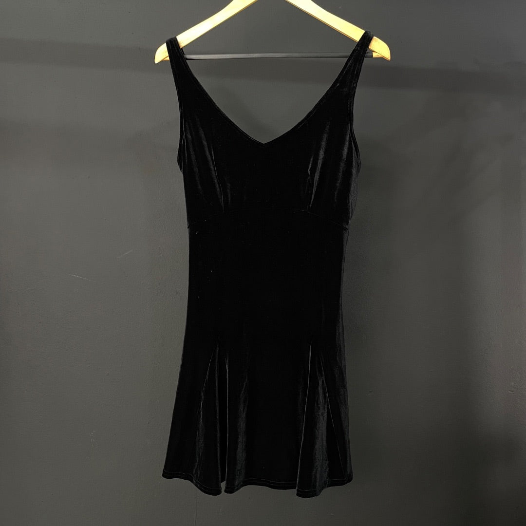 VICTORIA SECRET Vestido Sin Manga Negro Talle S