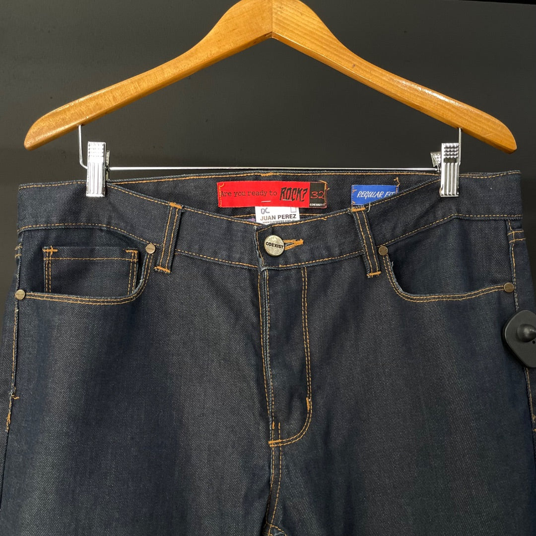 SIN MARCA Pantalon Jean Azul Talle 32