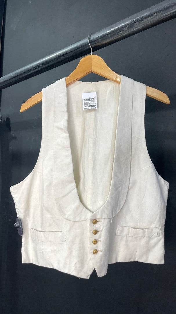 Chaleco Corto  SIN MARCA  Beige Talle M