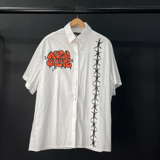 A-7  Camisa Manga Corta  Blanco  Talle 3